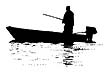 187B Fisherman in Boat