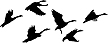 407C Flock Silhouette Small
